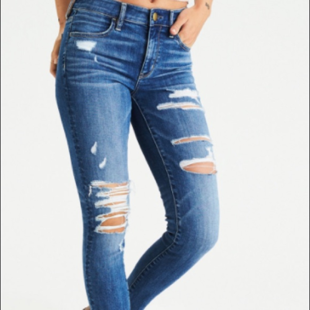 american eagle x hi-rise jegging